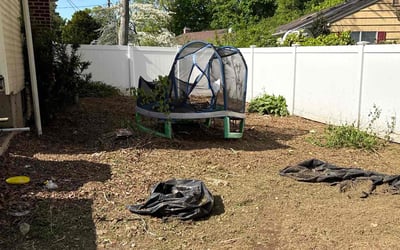 Photo of Joe S.'s yard after getting landscaping in East Northport, NY