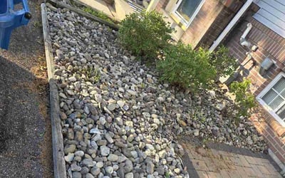 Photo of Matthew S.'s yard after getting landscaping in Dupont, CO