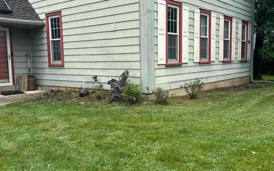 Photo of James S.'s yard after getting landscaping in Cherry Hill, NJ