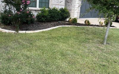 Photo of Victoria H.'s yard after getting landscaping in Ferris, TX