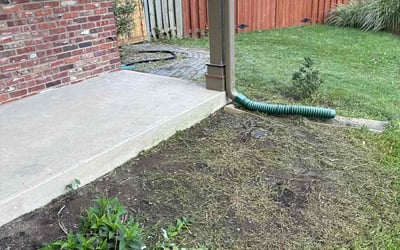 Photo of Christopher R.'s yard after getting landscaping in New Palestine, IN