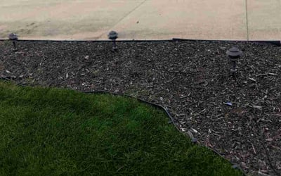 Photo of Jennifer B.'s yard after getting landscaping in Berea, OH