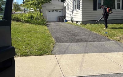 Photo of Peter H.'s yard after getting landscaping in Albany, NY