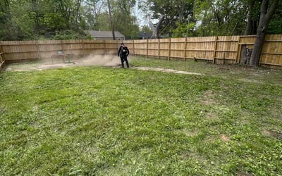 Photo of Richard G.'s yard after getting landscaping in Gary, IN