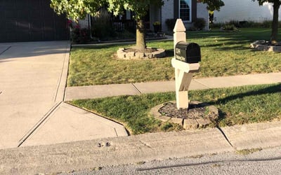 Photo of George W.'s yard after getting landscaping in Thorntown, IN