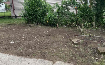 Photo of Trevor M.'s yard after getting landscaping in Westland, MI
