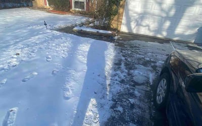 Photo of Christie P.'s yard after getting landscaping in Saline, MI