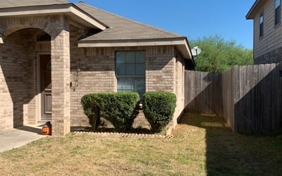 Photo of Renee T.'s yard after getting landscaping in Rio Medina, TX