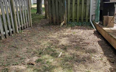 Photo of Lynn W.'s yard after getting landscaping in Richmond, MO