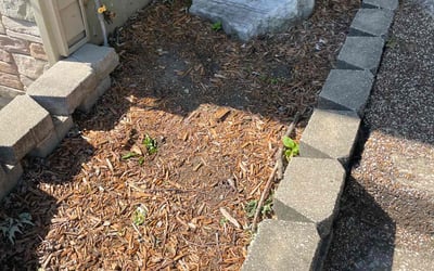 Photo of Aaron D.'s yard after getting landscaping in Lacygne, KS