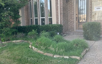 Photo of Ryan L.'s yard after getting landscaping in Chico, TX