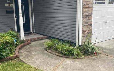 Photo of Amanda M.'s yard after getting landscaping in Norfolk, VA