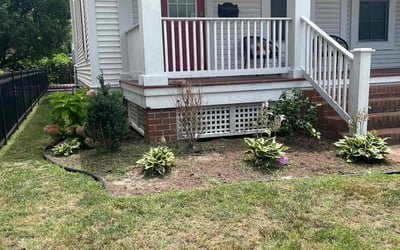 Photo of Samantha R.'s yard after getting landscaping in Norge, VA
