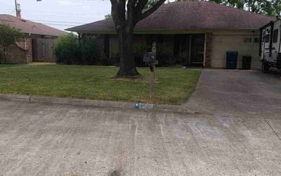 Photo of Christopher T.'s yard after getting landscaping in South Houston, TX