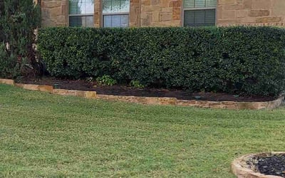 Photo of Jon C.'s yard after getting landscaping in Schwertner, TX