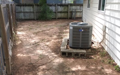 Photo of Jonas W.'s yard after getting landscaping in Schwertner, TX