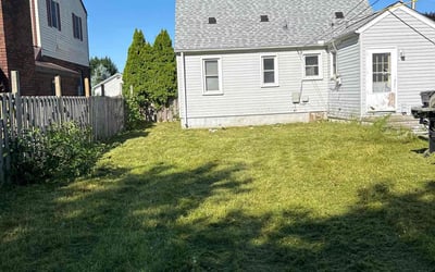 Photo of Tina B.'s yard after getting landscaping in Washington, MI