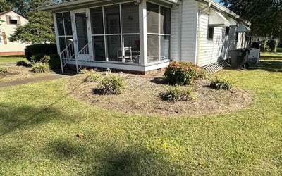Photo of Kenneth H.'s yard after getting landscaping in Barco, NC
