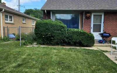 Photo of Marcus L.'s yard after getting landscaping in Muskego, WI