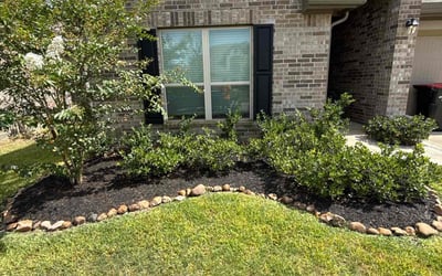 Photo of Chris C.'s yard after getting landscaping in Katy, TX