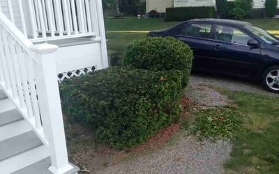 Photo of Robert S.'s yard after getting landscaping in Abington, MA