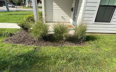 Photo of Mark K.'s yard after getting landscaping in Edinburgh, IN