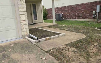 Photo of Kevin G.'s yard after getting landscaping in Walburg, TX