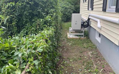 Photo of Melissa D.'s yard after getting landscaping in Pelham, NH
