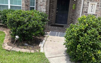 Photo of Ryan G.'s yard after getting landscaping in Hockley, TX