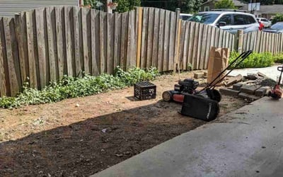 Photo of Xing Che Z.'s yard after getting landscaping in Fairfax, VA