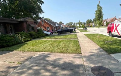 Photo of John P.'s yard after getting landscaping in Utica, MI