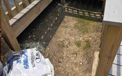 Photo of Samuel B.'s yard after getting landscaping in Annandale, VA