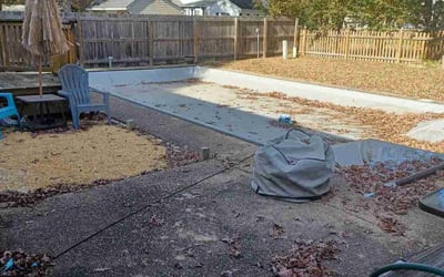 Photo of Michelle J.'s yard after getting landscaping in Mc Kenney, VA