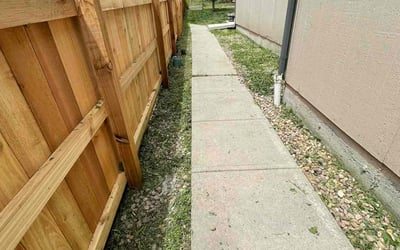 Photo of Andrew F.'s yard after getting landscaping in Buffalo Creek, CO
