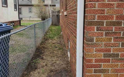 Photo of Sam D.'s yard after getting landscaping in Cleveland, MN