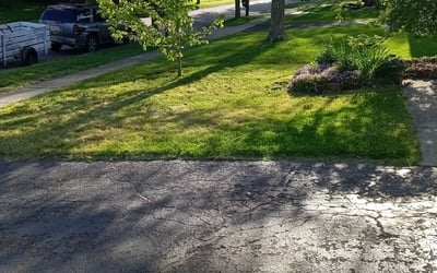 Photo of Michael B.'s yard after getting landscaping in Magnetic Springs, OH