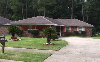 Photo of Quincy A.'s yard after getting landscaping in Saint Amant, LA