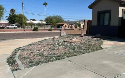 Photo of Aaron L.'s yard after getting landscaping in Chandler Heights, AZ