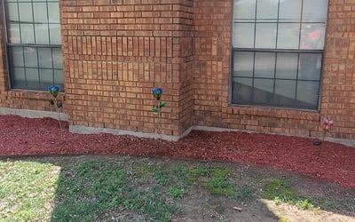 Photo of Tiffany M.'s yard after getting landscaping in Krum, TX