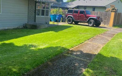 Photo of Jason C.'s yard after getting landscaping in Sandy, OR