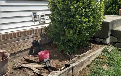 Photo of Sara S.'s yard after getting landscaping in Hume, VA