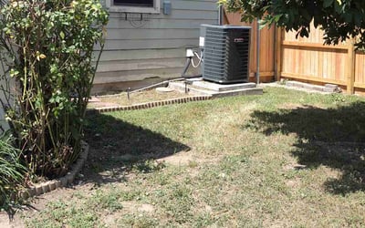 Photo of David M.'s yard after getting landscaping in Pipe Creek, TX