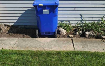 Photo of Sam K.'s yard after getting landscaping in Saint Charles, IL