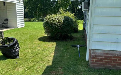 Photo of Ashley S.'s yard after getting landscaping in Reidsville, NC