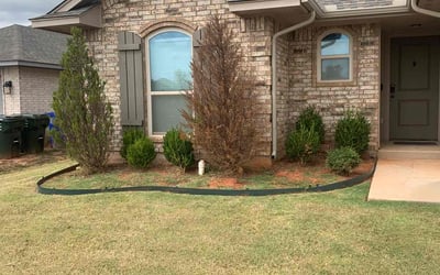 Photo of Christopher S.'s yard after getting landscaping in Lexington, OK