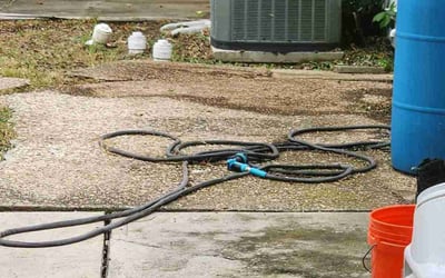 Photo of Andrea C.'s yard after getting landscaping in Haltom City, TX