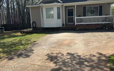 Photo of Amanda C.'s yard after getting landscaping in Benson, NC