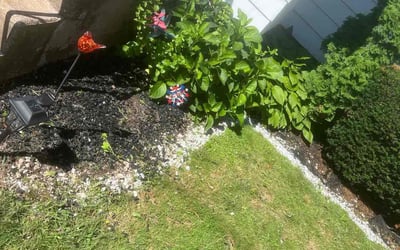 Photo of Sharon F.'s yard after getting landscaping in Vernon Rockville, CT