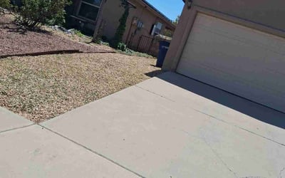 Photo of Melissa M.'s yard after getting landscaping in Fabens, TX