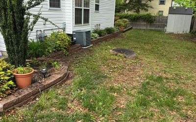 Photo of Jessica L.'s yard after getting landscaping in Williamstown, NJ